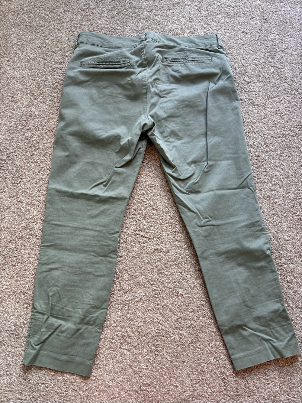 Old Navy Mid-Rise Pixie Skinny Ankle Pants Green - Picture 4 of 4